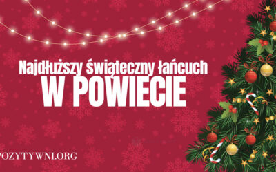 Najdłuższy świąteczny łańcuch w powiecie
